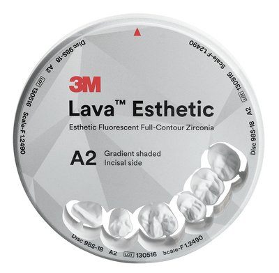 3M™ Lava™ Esthetic Fluorescent Full-Contour Zirconia Disc